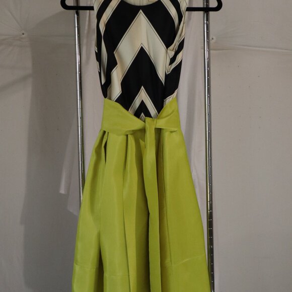 Anthropologie Moulinette Soeurs Miel Chevron Dress Sz 0 - Picture 2 of 7